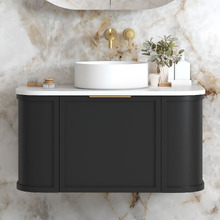 Hampshire 900mm Wall Hung Single Vanity with Acrylic Countertop